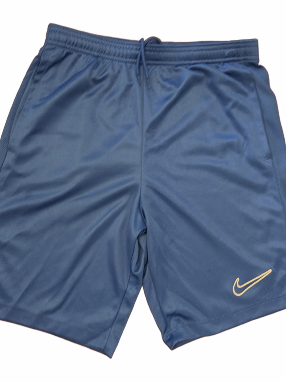 Nike Royal Blue DryFit Shorts with White Swoosh- Kids